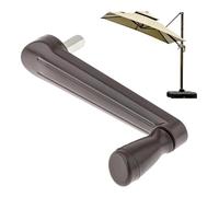 Qianly Patio Umbrella Accessories Outdoor Umbrella Clamp Mount Adjustable Parasol Heavy Duty Handrail Outdoor Sunshade Accessories Garden Parasol Table Canopy Crank Handle for Out, Crank handle