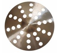 Qianly Percussion Instrument Drum Cymbal Polished Bronze Versatile Sound High Impact Resistance Seamless Integration Suitable for, 20 Inch 49.8cm