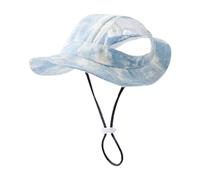 Qianly Pet Sun Visor Sun Protection Modern Portable Soft Comfortable Pet Outdoor Sports Hat Dogs Baseball Cap for Hiking Summer, M