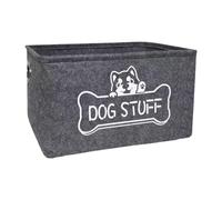Qianly Pet Toy Storage Box Puppy Stuff Basket Bin Home Organiser Box Large for Dog Apparel