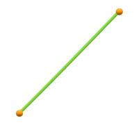 Qianly Portable Golf Training Aid, Flexible Practice Stick for Beginners' Putting Swing, Keeps Your Arms Connected, Orange Ball for Men