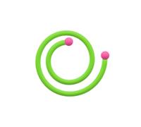 Qianly Portable Golf Training Aid, Flexible Practice Stick for Beginners' Putting Swing, Keeps Your Arms Connected, Pink Ball Women Teen