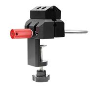Qianly Precision Vise with Jaw Pads Compact Tabletop Vise Versatile Tool for Crafters, Hobbyists, Workbench