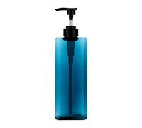 Qianly Pump Soap Dispenser Bottle Acrylic Refillable Liquid Hand Jar Dispenser Hand and Dish Soap Dispensers for Bathroom, Kitchen, Laundry Room Countertop Shampoo, 1000ml blue