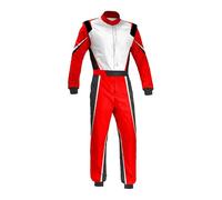 Qianly Race Suit Outfit Gift Polyester Lightweight Men Women Adjustable Waistband Stand up Fashion Tracksuit Racewear, 2XL