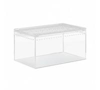 Qianly Reptile Enclosure Optimal Ventilation Gecko Vivarium High Clearness Transparent Reptile Habitat for Beginners, Desktop, Integrated Breeding Tank Bare Tank