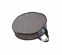 Qianly Round Cymbal Bag Portable with Handles Drum Cymbal Carrying Bag Large Capacity Gong Carrying Case for Drummers, Artists, Travel, Rehearsal, Gigs, 52x10cm