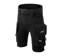 Qianly Scuba Diving Shorts Wetsuit Shorts Adjustable Waist Belt Wetsuits Pants Men Submersible Pants for Women Swimming Underwater, M