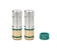 Qianly Self-Locking Table Stop Knurled Grip MFT Bench Stop Brass Crafting Accessory, Rubber Self-Locking Table Clamp, 20mm Diameter, Pair