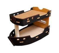 Qianly Ship Feline Climber Woven Mat Double Deck Feline Climber Sisal Wrapped Posts