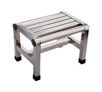 Qianly Shower Stool Foot Rest Stable Multifunctional Toilet Step Stool Shower Bench for Living Room Apartment Bedside Bedroom Senior, 28.5cmx20.7cmx20.5cm
