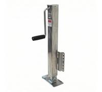 Qianly Side-Wind Trailer Jack Galvanized Adjustable Lifting Jack with Hand Crank Easy Hardware for RV Owners