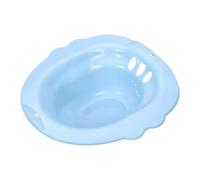 Qianly Sitz Bath Basin, Gentle Sitz Bath, Toilet Seat, Care Basin, Overflow Protection, Hanging Hole, Reinforced Edges, PP Material for Recovery at Home, Hos, Blue