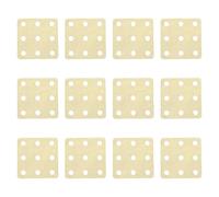 Qianly Square Weaving Cards,9 Holes,Smooth Surface Tablet Wooden Loom Cards,Weaving Tools for DIY Gift Handcraft Tool, 12pcs
