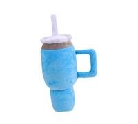 Qianly Squeaky Dog Toy, Stuffed Water Cup Toy, Chewing, Training, Sofa Protection Plush Interactive Play for Small Medium Large Dogs, blue