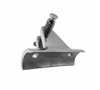 Qianly Stainless Steel Bimini Top Deck Hinge Countersunk Holes Triangular Support Bracket Bimini Top Deck Hinge, Pin Curved Mount