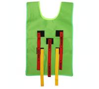 Qianly Tail Chasing Vest Active Play Sensory Training Vest Bright Children's Activity Gear for Outdoor, Green, Child