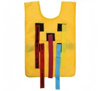 Qianly Tail Chasing Vest Active Play Sensory Training Vest Bright Children's Activity Gear for Outdoor, Yellow, Child