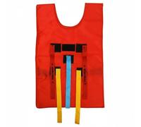 Qianly Tail Chasing Vest Active Play Sensory Training Vest Bright Children's Activity Gear for Outdoor, Red, Adult