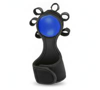 Qianly Therapeutic Padded Textile Wrist Support Grip Hand Ball Strengthener Ball, Blue, One Size