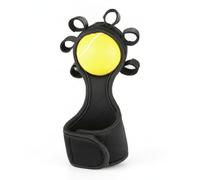 Qianly Therapeutic Padded Textile Wrist Support Grip Hand Ball Strengthener Ball, Yellow, One Size