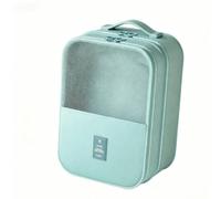 Qianly Travel Footwear Pouch Waterproof Luggage Shoe Organizer Easy to Clean Packing Cube for Commuters, Gym, Green, L