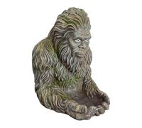 Qianly Tree Mounted Bird Feeder Feeding Station Bird Lover Funny Gift Resin Statue Figurine Tree Trunk Hugger for Porch Lawn Patio