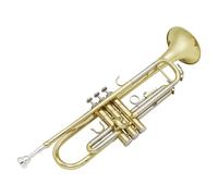 Qianly Trumpet Set Cupronickel Trumpet with Case Lightweight Brass Instrument for Students, Lessons