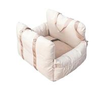 Qianly Vehicle Seat Pet Travel Cushion Portable Pet Couch Enclosed Design Canine Support Settled In Transit Suitable for road trips daily rides quick errands four season use