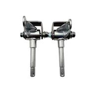 Qianly Vehicle Steering Bearing Kart Steering Joint Assembly Front Wheel Linkage Spindle Hub Welded Arm Defined Mounting Points Suitable for Go Kart, M15 Right Angle Axle With Fixed Seat Pair