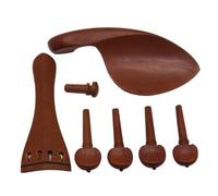 Qianly Violin Fitting Set Traditional Violin Accessory Set Classic Design for Violinists