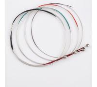 Qianly Violin String Replacement Set, Gold 1st String, Multi-Layer Winding, Low-Density Material, 2 sets of 1st, 2nd, 3rd, and 4th strings (bright silk 1st string)