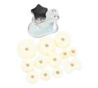 Qianly Watch Press Tool Essential Hand Tools Professional with 12 Dies, Repair Tool, Watch Back Case Closer for Adults Jewelry Shop