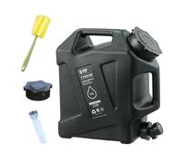 Qianly Water Canister, Water Storage, Camping Canister, Transport Container, Fresh Water Tank, Portable with Tap And Tight-fitting Lid for Long Car, Black