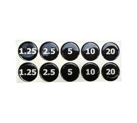 Qianly Weight Stack Labels Round Classification for Identification Decals Weight