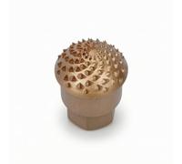 Qianly Wood Carving Head with Thread Gritty Rotary Toned Tool for Carvers, 30mm