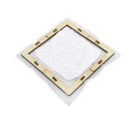 Qianly Wooden Paper Deckle Paper Mesh Frame Easy to Assemble Paper Recycling Tool Decoration for Boys Girls Students