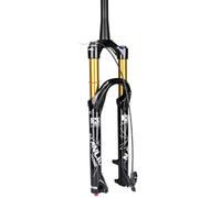 QIANMEI Bike forks Mountain Bike Suspension Front Fork Air Fork, 140mm Travel, Aluminum-magnesium Alloy, Shoulder/wire Control, Damping And Rebound Adjustment(Spinal tube/wire control,27.5in)