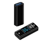 QIANRENON 10Gbps USB C to USB3.2 Digital Display Adapter Extender QC36W USB Type C Female to USB3.2 Female Charging Monitor Connector, Real-time Charge Detection, USB C-in A-out, 2Pcs