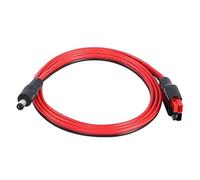 QIANRENON 5.5mm x 2.1mm DC to 45A Connector Solar Panel Connector Adapter Cable 16AWG Male Power Plug Connect Portable Generator Backup Battery& Foldable Solar Panel 3.9ft/1.2m