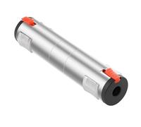 QIANRENON 6.35mm Stereo Extender Adapter Female to Female Lockable - TRS Coupler 1/4 Jack to Audio Jack - 3 Pole Through Connector to Extend TRS/TS