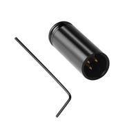 QIANRENON Compact Mini XLR Solder Adapter Plug Gold Plated 3Pin Mini XLR Male Welded Connector Adjustable 90° Right Angle Mini XLR Soldered Plug, suit Φ1.5mm-Φ3mm cable,with 0.9mm Spanner