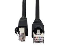 QIANRENON RJ50 10P10C Cat 5E 26AWG Cable Male to Male Modular Crystal Plug with Shielding Connectors for Laser Printing Industrial Control Equipment 0.5M/20Inch