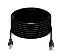 QIANRENON RJ50 Extension Cable Cat 5E 26AWG RJ50 10P10C Male to Male Communication cable Modular Crystal Plug with Shielding Connectors for Laser Printing Industrial Control Equipment, 5m/16.4 Ft