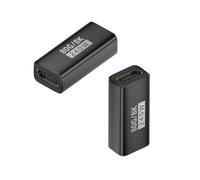 QIANRENON USB4 2.0 Type C Fast Charging Data Adapter 80Gbps USB C Female to Female Full Function Connector Coupler PD240W 48V 5A 8K@60Hz, Al Housing, for Thunderbolt 5 Extending USB C, 2Pcs