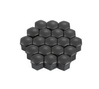 QIANRUIA 20 Pcs Car Wheel Nut Caps Bolt Covers for Mercedes Benz Sprinter 1500 2019-2023, Wheel Bolt Nut Caps Covers Hexagonal Tire Nut Covers Nut Caps,Black-17mm