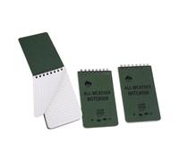 QIANSSE 2 Pack Waterproof Notebook | Pocket Mini Waterproof Notebook, Spiral Memo Pad, Field Notes Notepad, for Outdoor, Office, Home Use