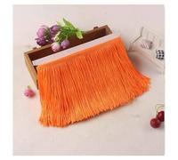 Qiantull 10 Metres Fringe Trim Fringe Ribbon Tassel Silk Fringe Cut Fringe Border Dance Fringe Decorative Ribbon Decorative Border Sewing Accessories for DIY Crafts Costume Decoration 18# 10 m x 20 cm