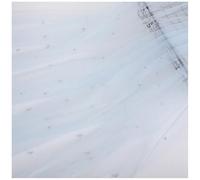 Qiantull 100 cm x 160 cm Tulle Fabric Beads Tulle Decorative Fabric Pearl Mash Fabrics Tulle Table Runner Craft Fabrics Tulle Fabric for Sewing DIY Crafts Table Decoration Wedding Veil Curtains Light