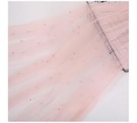 Qiantull 200 cm x 160 cm Tulle Fabric Beads Tulle Decorative Fabric Pearl Mash Fabrics Tulle Table Runner Craft Fabrics Tulle Fabric for Sewing DIY Crafts Table Decoration Wedding Veil Curtains Light